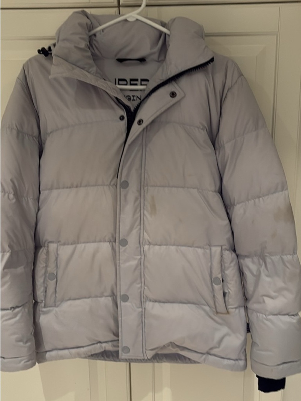 Aritzia SuperPuff women’s Light Blue Puffer Jacket